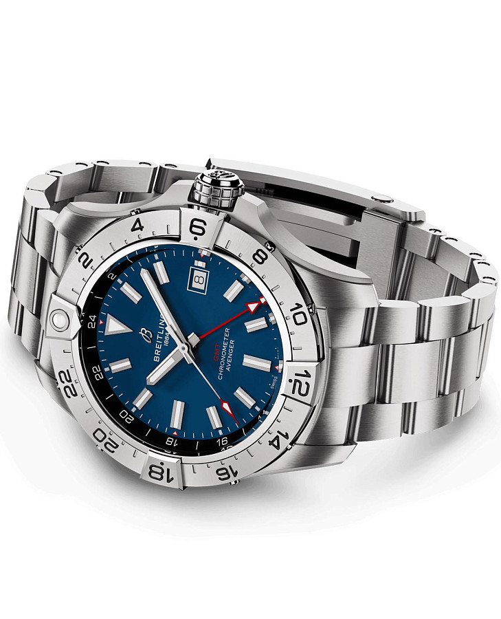 Часы Breitling Avenger Automatic GMT 44 A32320101C1A1 — металл сталь, Швейцария
