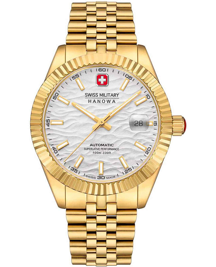 Часы Swiss Military Hanowa Master Diligenter SMWGL0005410 — мужские, серебристый