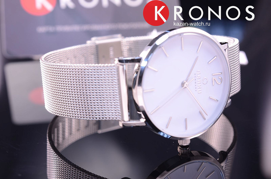 Часы Obaku V197LXCWMC — сталь металл, Дания