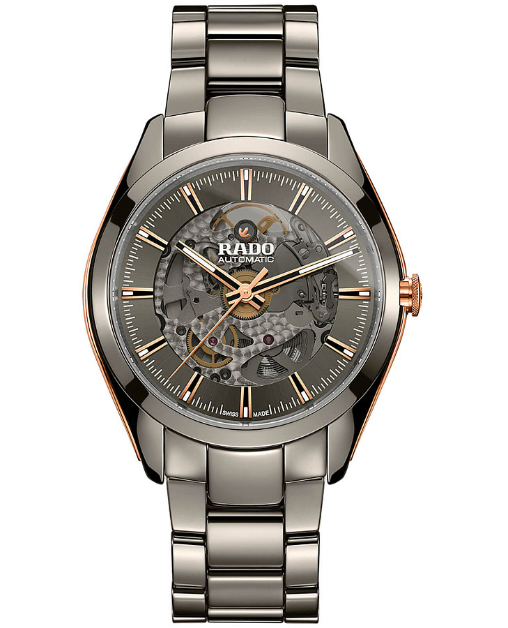 Часы Rado Hyperchrome Automatic Open Heart R32021102 — мужские, серый