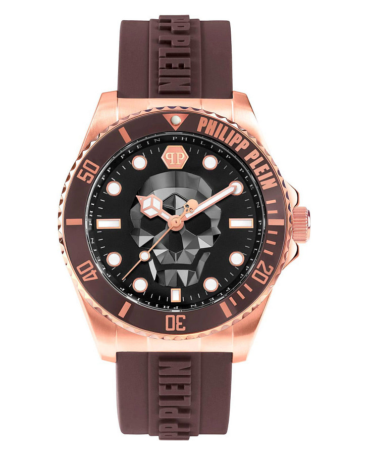 Часы Philipp Plein The Skull PWOAA0322 — мужские, черный
