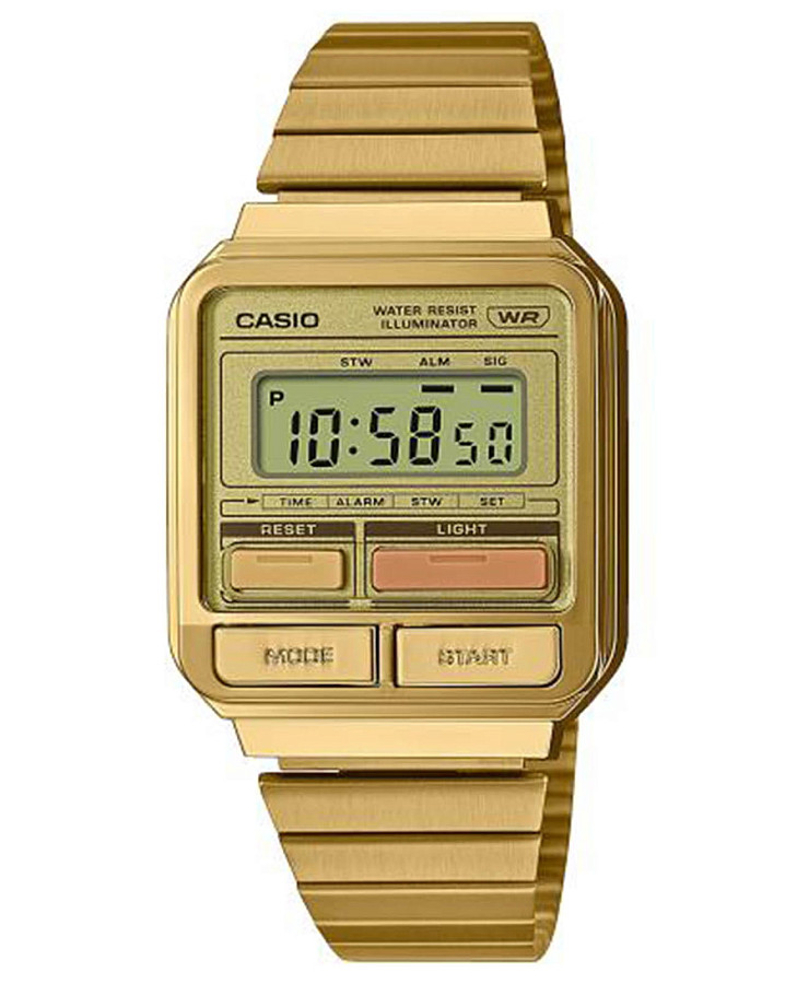 Часы Casio Vintage A120WEG-9A — мужские, антрацитовый