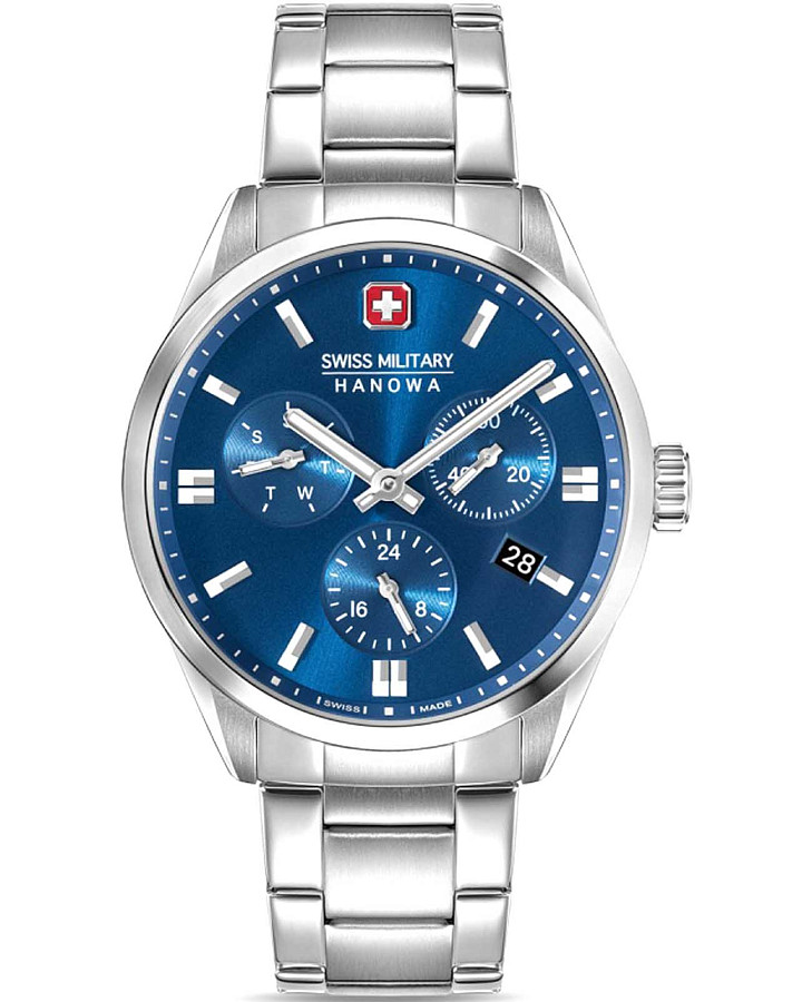 Часы Swiss Military Hanowa Roadrunner SMWGK0005602 — мужские, синий