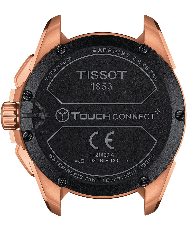 Часы Tissot T-Touch Connect Solar T121.420.47.051.02 — Швейцария, кварцевые