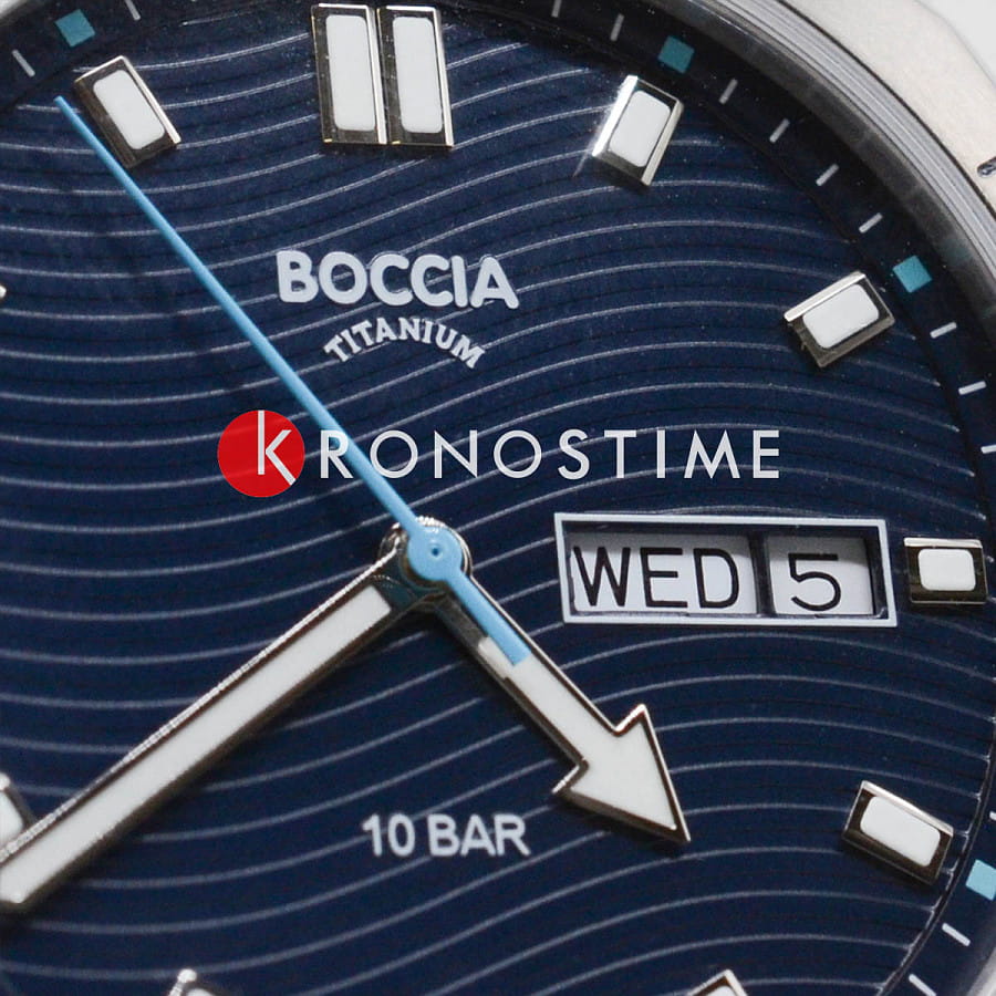 Часы Boccia Titanium 3680-03 — Германия, кварцевые
