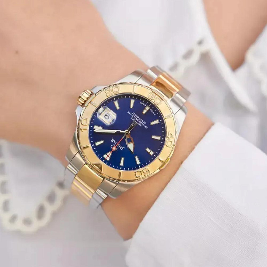 Часы Jaguar Couple Diver J970/2 — кварцевые, металл сталь