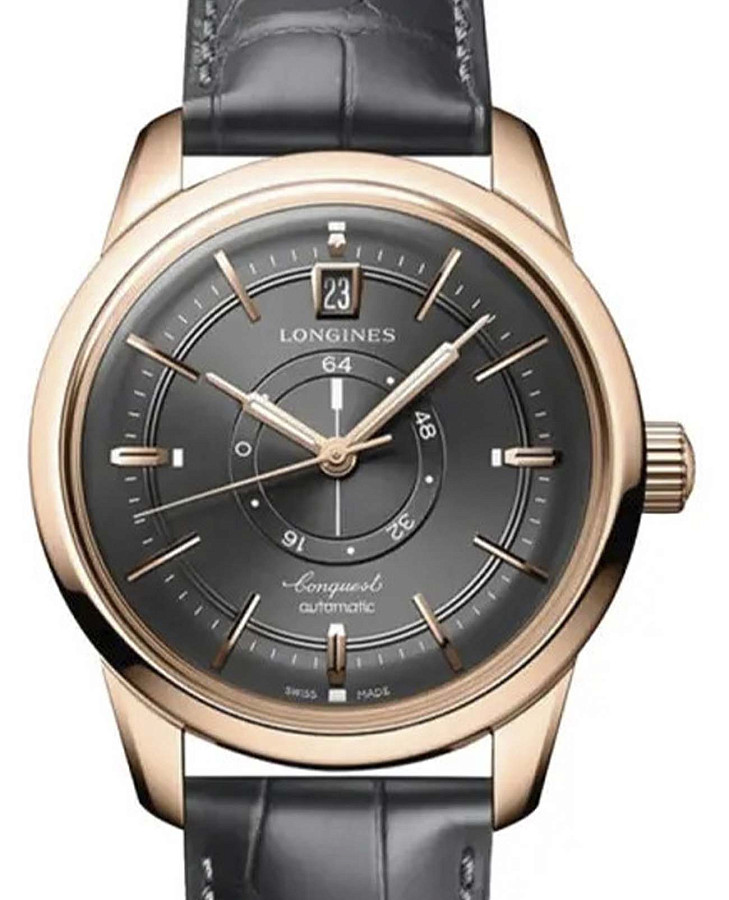 Часы Longines Heritage L1.648.8.62.2 — механические, металл золото