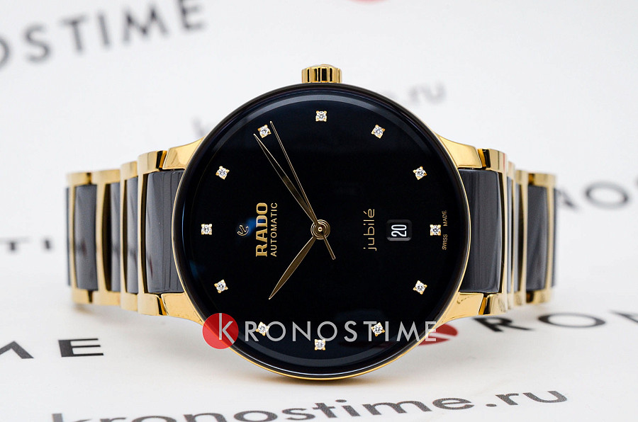 Часы Rado Centrix Automatic Diamonds R30008742 — механические, сталь металл