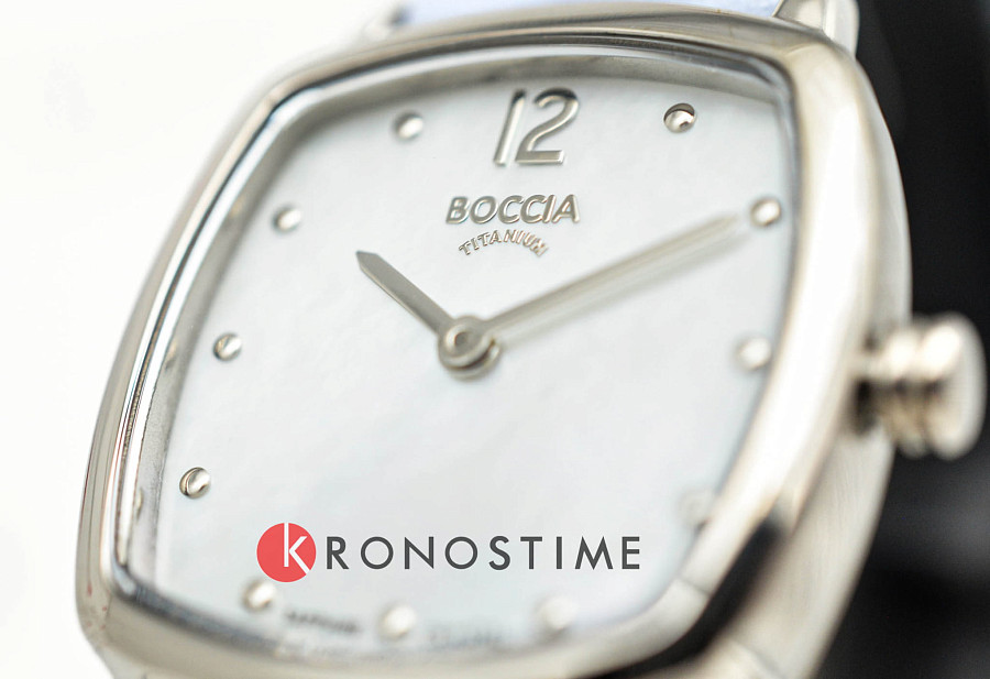 Часы Boccia Titanium Square 3343-05 — Германия, кварцевые