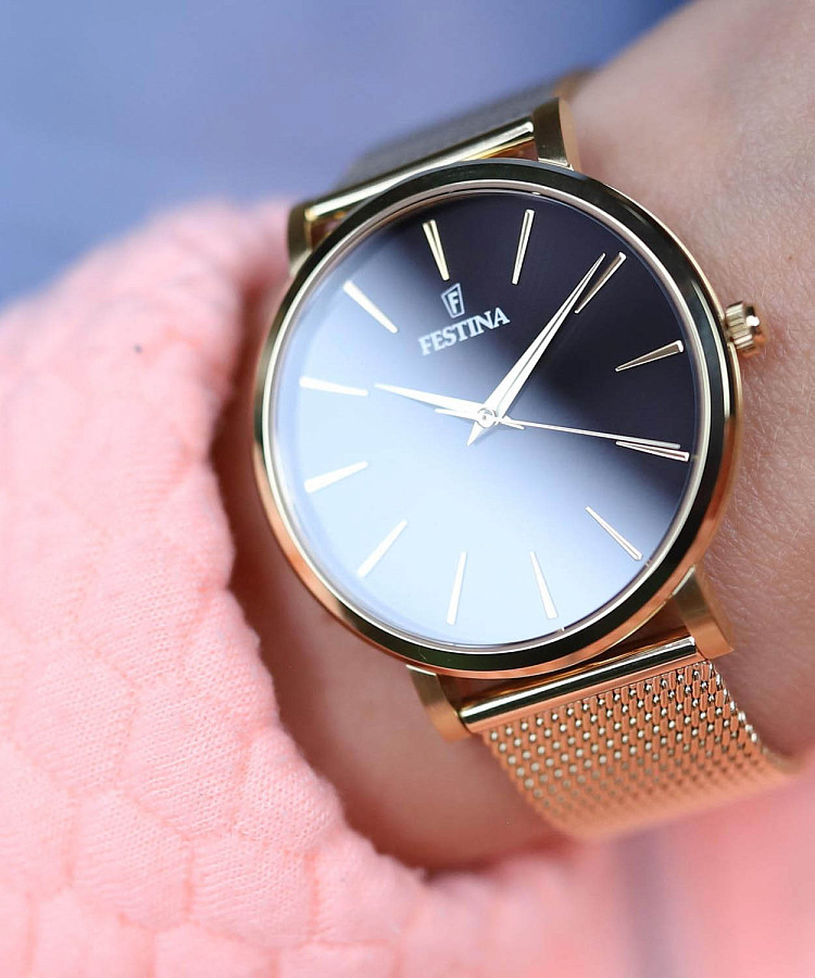 Часы Festina Boyfriend F20476/2 — женские, сталь c pvd покрытием