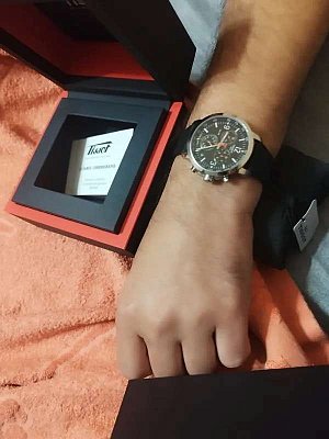 Фото покупателя: Швейцарские наручные часы Tissot PRC 200 Chronograph T114.417.17.057.00 с хронографом