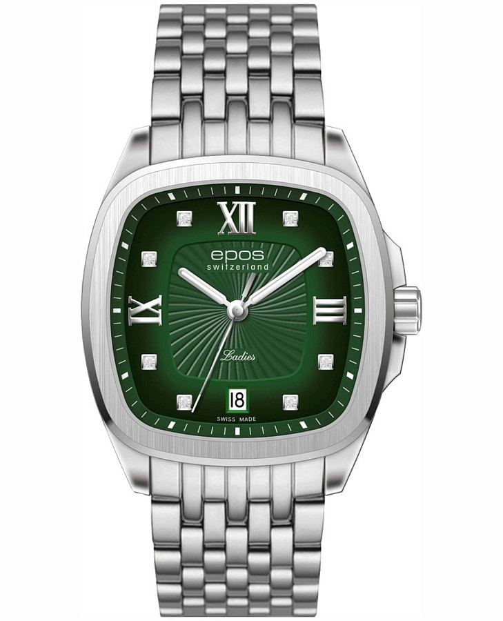Часы Epos Ladies Quartz 8003.700.20.83.30 — женские, зеленый