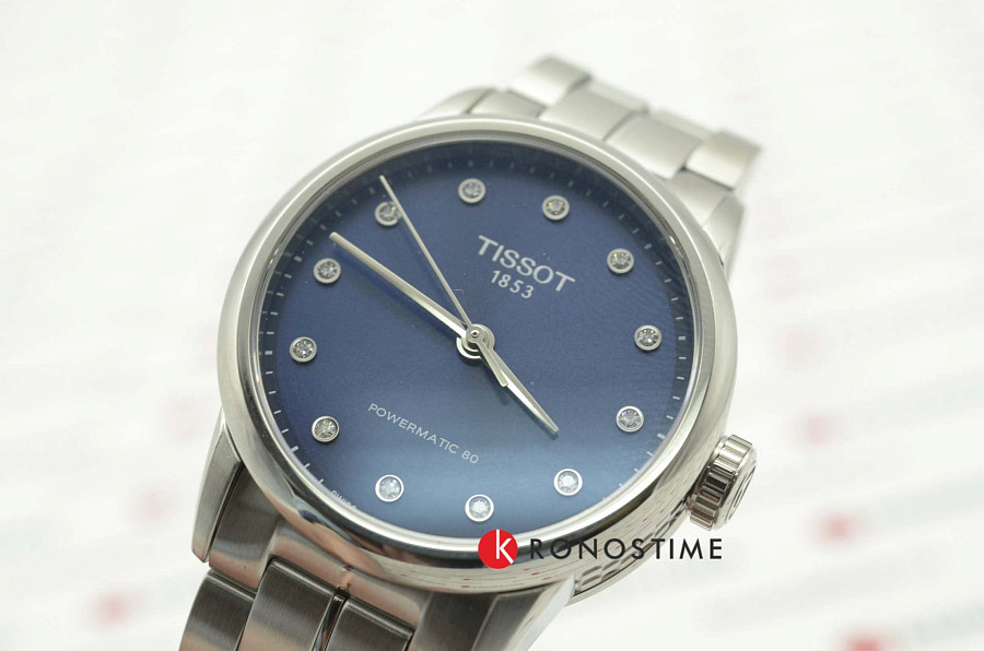Часы Tissot Luxury Powermatic 80 Lady T086.207.11.046.00 — синий, сталь металл