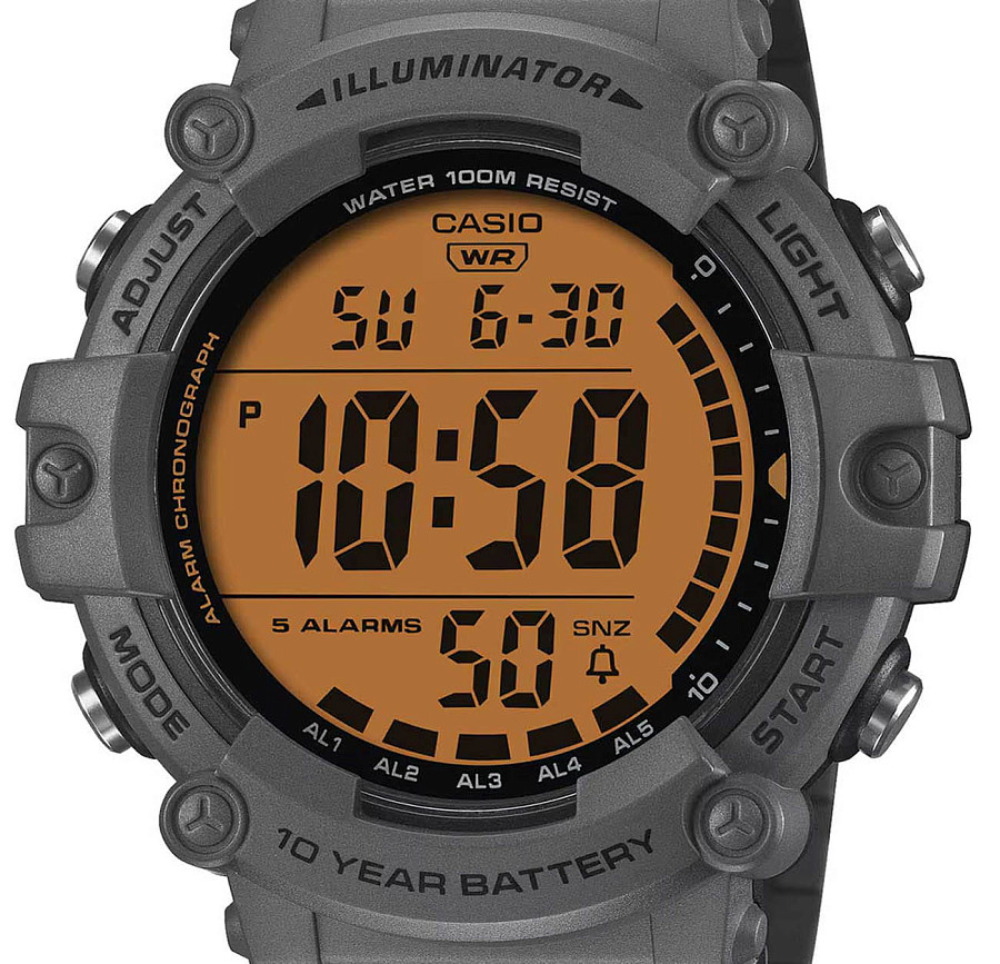 Часы Casio Collection AE-1500WHC-8A — кварцевые, пластик