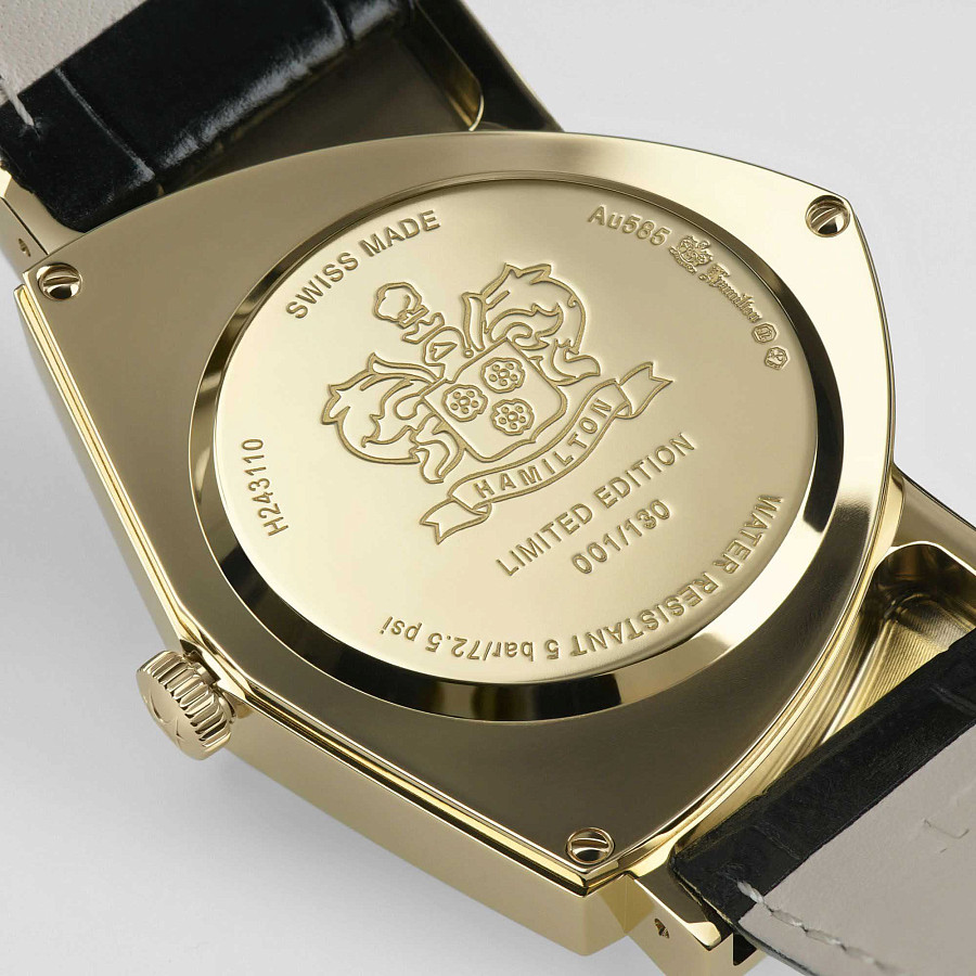 Часы Hamilton Ventura Quartz Gold Limited Edition H24311730 — золото, Швейцария