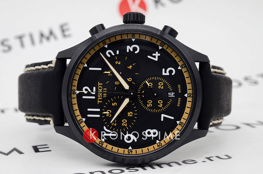 Часы Tissot Chrono XL Vintage T116.617.36.052.02 — кварцевые, металл сталь