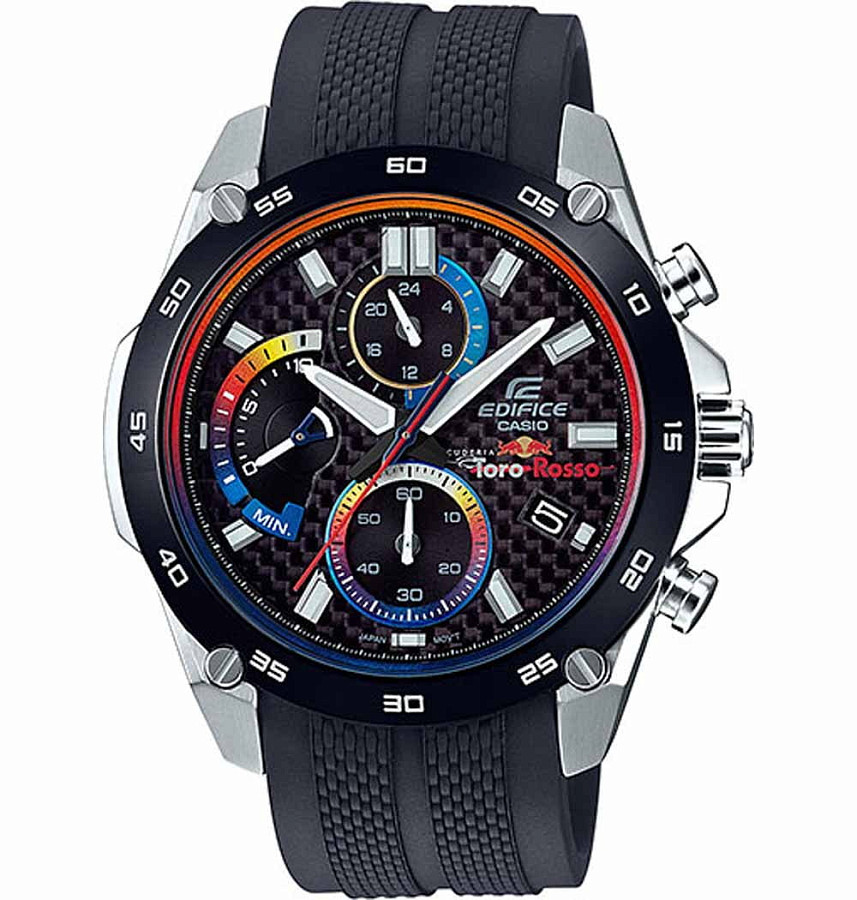 Часы Casio Edifice EFR-557TRP-1A — мужские, черный