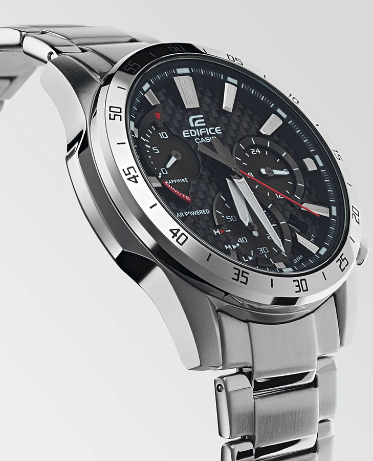 Часы Casio Edifice EFS-S580D-1A — кварцевые, металл сталь