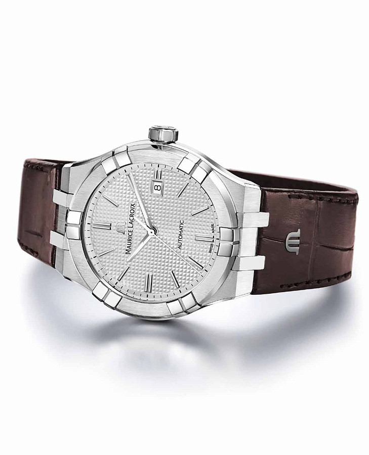 Часы Maurice Lacroix Aikon Automatic AI6008-SS001-130-1 — механические, металл сталь