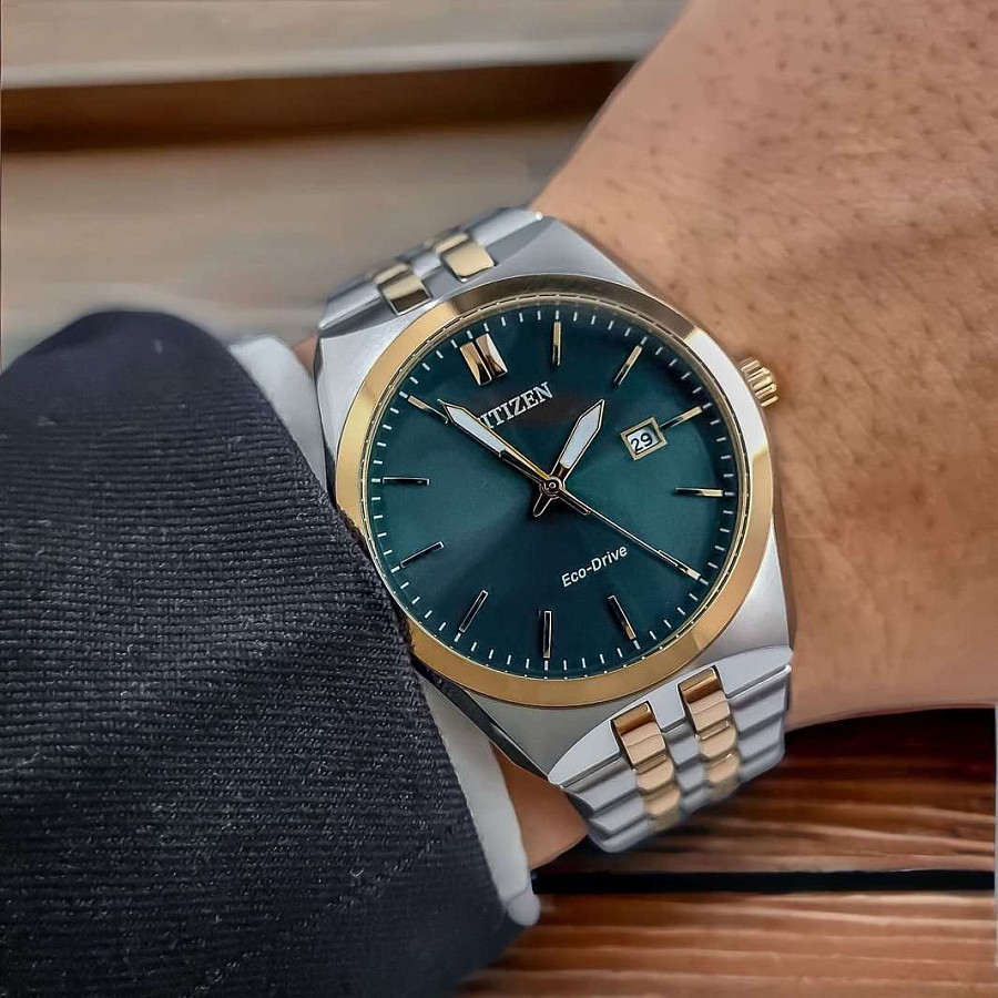 Часы Citizen Eco-Drive BM7339-89X — нержавеющая сталь с ip-покрытием, мужские
