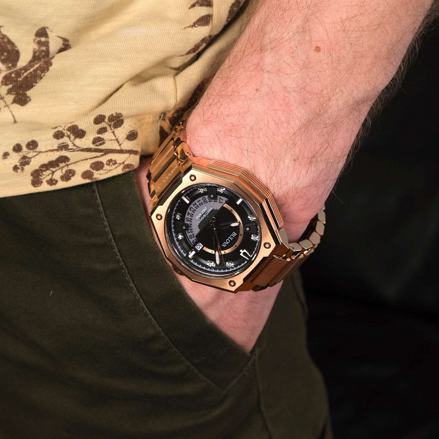 Часы Bulova Precisionist 97D129 — нержавеющая сталь с ip-покрытием, мужские