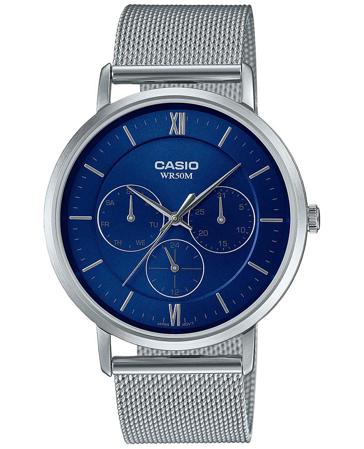 Часы Casio Collection MTP-B300M-2A — мужские, синий