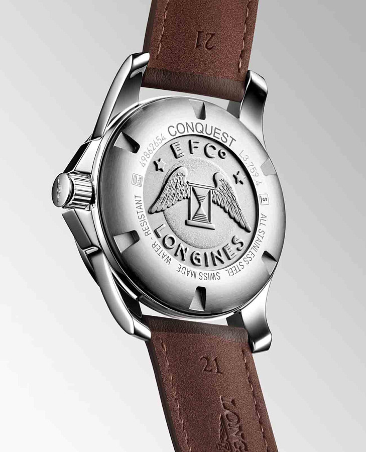 Часы Longines Conquest L3.759.4.76.5 — металл сталь, Швейцария