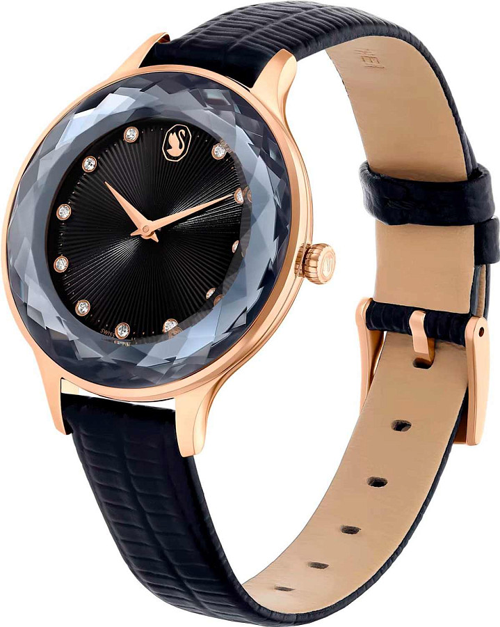 Часы Swarovski Octea Nova 5650033 — черный, сталь металл
