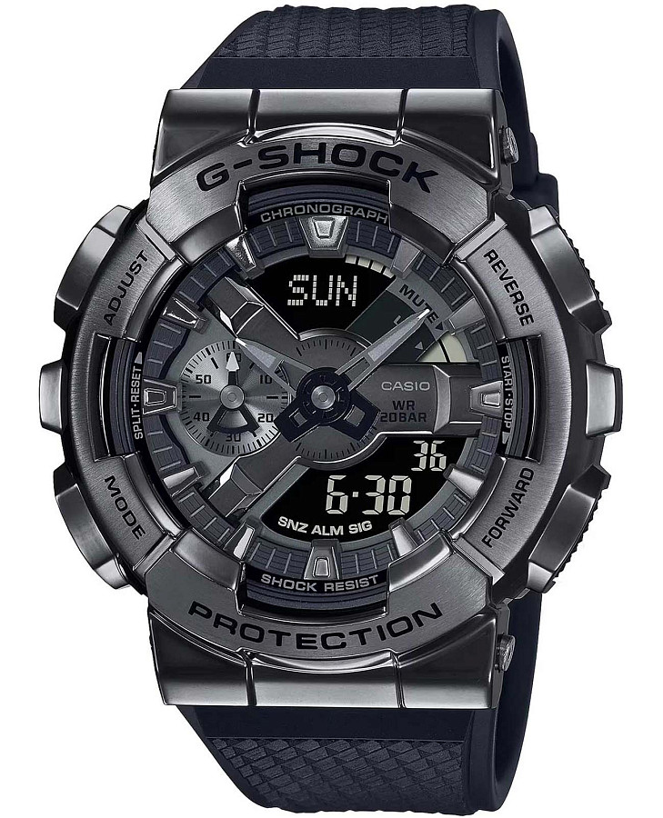 Часы Casio G-Shock GM-110BB-1ADR (GM-110BB-1A) — мужские, черный