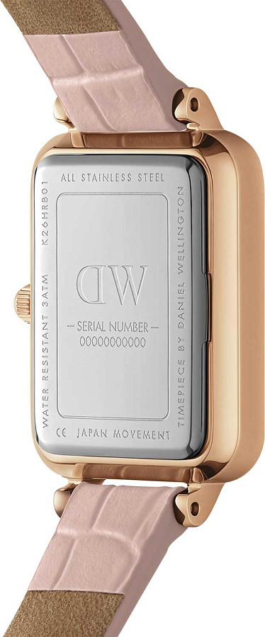 Часы Daniel Wellington Quadro Pressed Sheffeld DW00100508 — сталь, Швеция