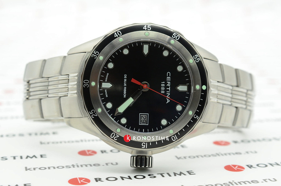 Часы Certina DS Blue Ribbon C007.410.11.051.01 — нержавеющая сталь, мужские