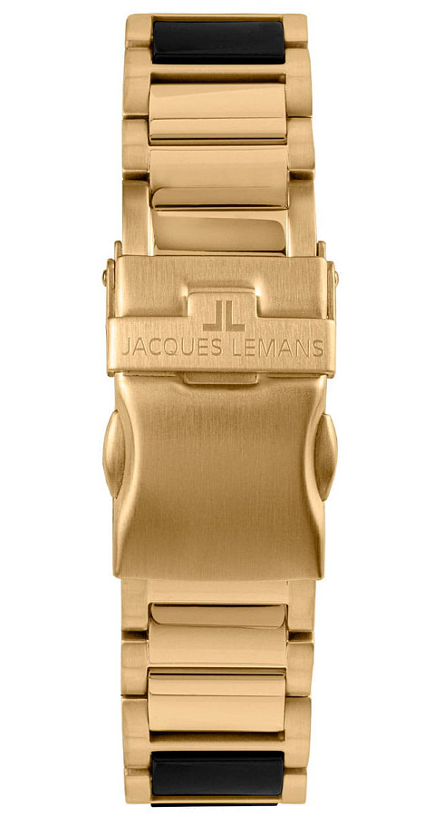 Часы Jacques Lemans High Tech Ceramic 42-10G — кварцевые, металл сталь