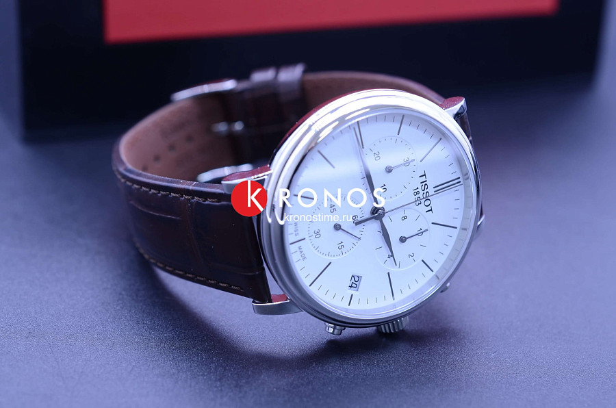 Часы Tissot Carson Premium Chronograph T122.417.16.011.00 — артикул T1224171601100