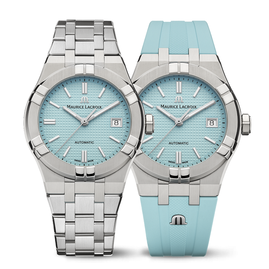 Часы Maurice Lacroix Aikon Automatic Limited Summer Edition 39 mm AI6007-SS00F-431-C — сталь, Швейцария