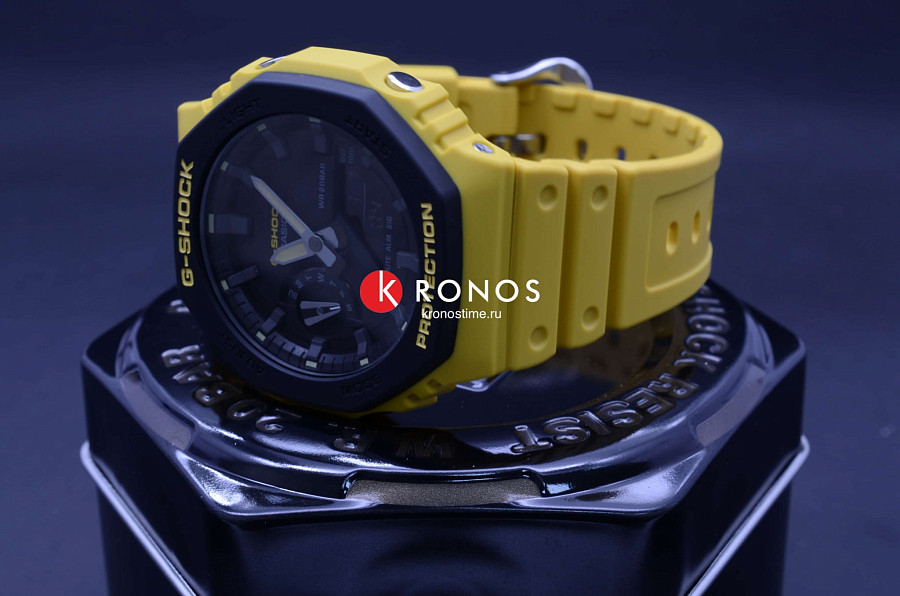 Часы Casio G-Shock GA-2110SU-9A — пластик карбон, пластик