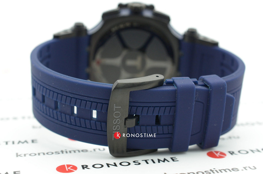 Часы Tissot T-Race Chronograph T115.417.37.041.00 — мужские, силикон