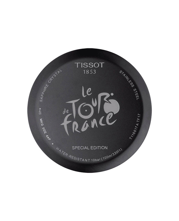 Часы Tissot Chrono XL Tour De France Collection T116.617.37.057.00 — кварцевые, сталь металл