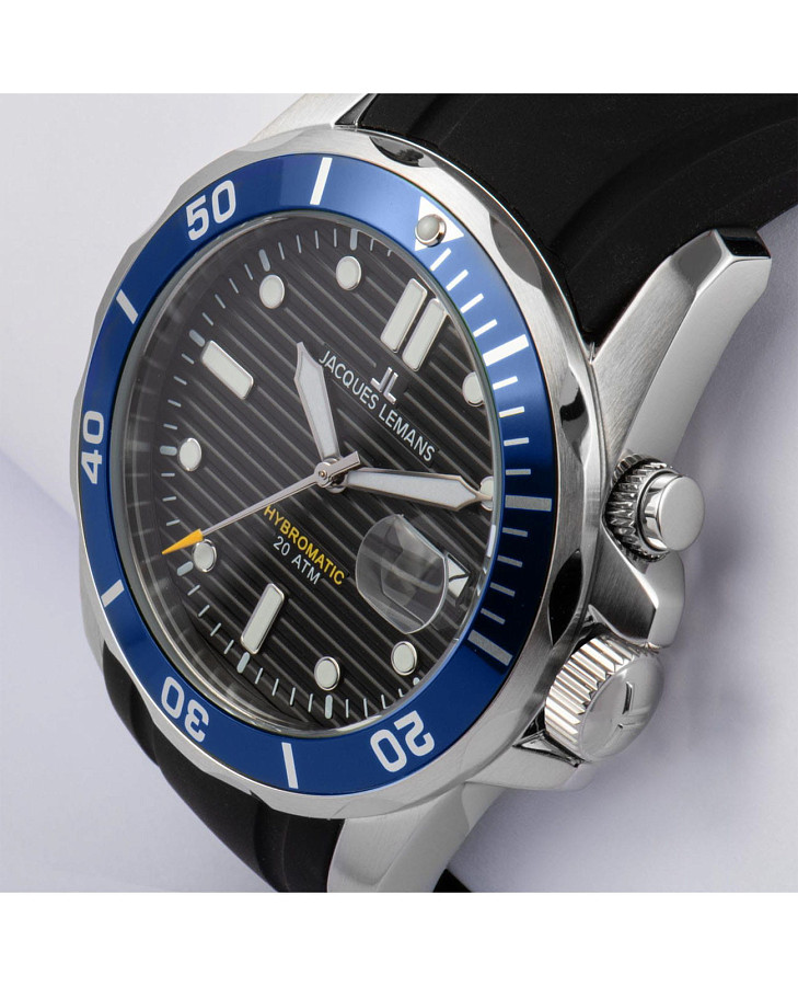 Часы Jacques Lemans Hybromatic 1-2170D — металл сталь, Австрия