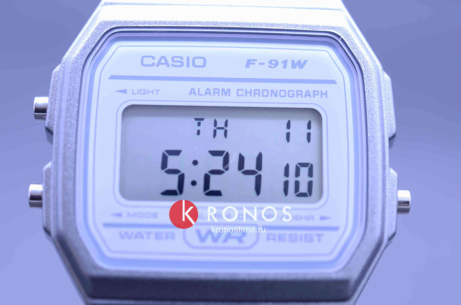 Часы Casio Collection F-91WS-8EF — пластик, Япония