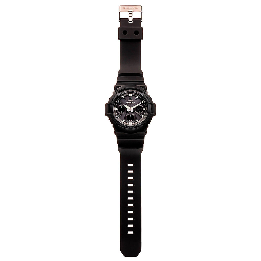 Часы Casio G-Shock GAW-100B-1A — серый, сталь металл пластик