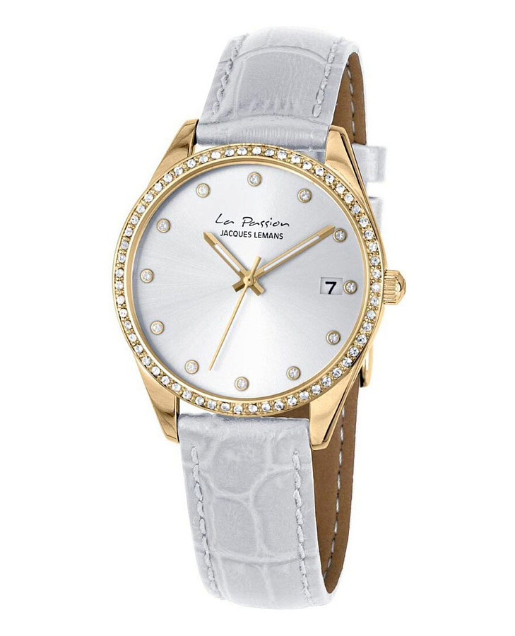 Часы Jacques Lemans La Passion LP-133D — женские, серебристый