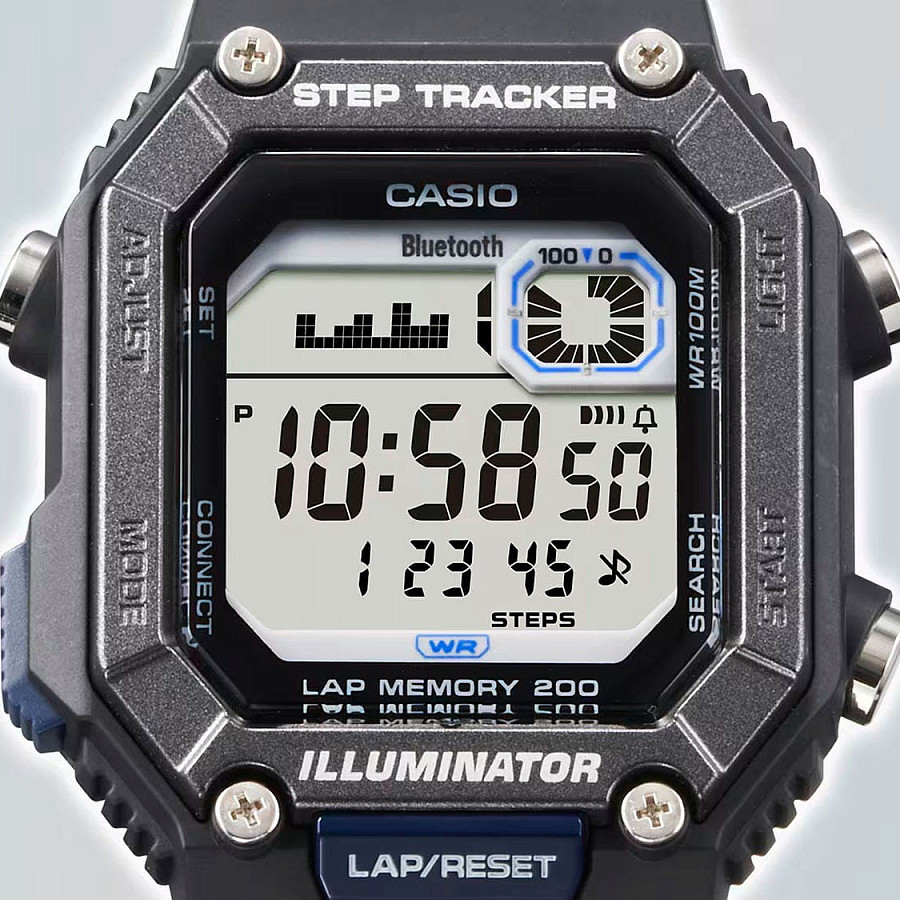 Часы Casio Collection WS-B1000-1AVDF (WS-B1000-1A) — артикул WS-B1000-1AVDF