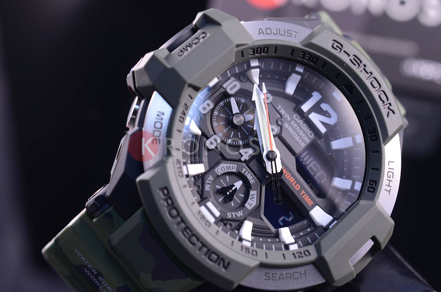 Часы Casio G-Shock GA-1100SC-3A — Япония, электронные
