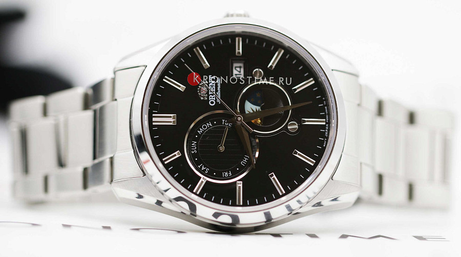 Часы Orient Sun & Moon RA-AK0307B (RN-AK0307B) — металл сталь, Япония