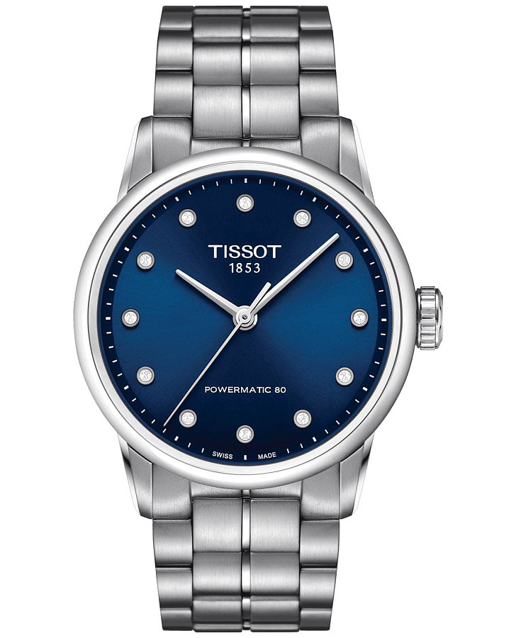 Часы Tissot Luxury Powermatic 80 Lady T086.207.11.046.00 — женские, синий