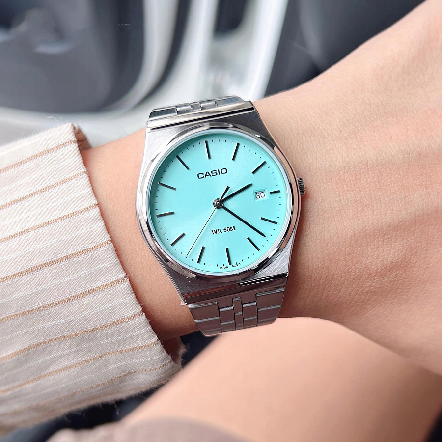 Часы Casio Collection MTP-B145D-2A1VEF — кварцевые, сталь металл