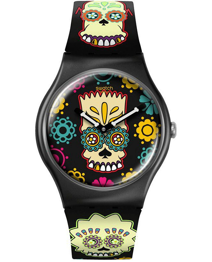 Часы Swatch New Gent Biosourced Lacquered SO29Z135 — мужские, цветной