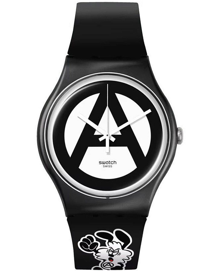 Часы Swatch New Gent Biosourced SO29Z138 — мужские, белый