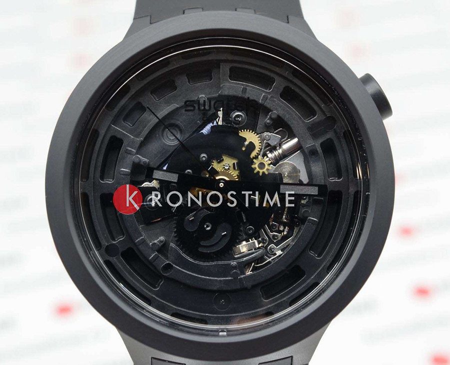 Часы Swatch Big Bold Bioceramic Lacquered SB03B100 — биокерамика, Швейцария