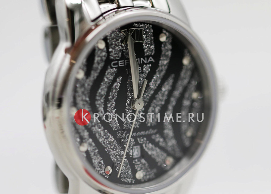 Часы Certina DS-8 Lady C033.051.11.058.00 — черный, сталь металл